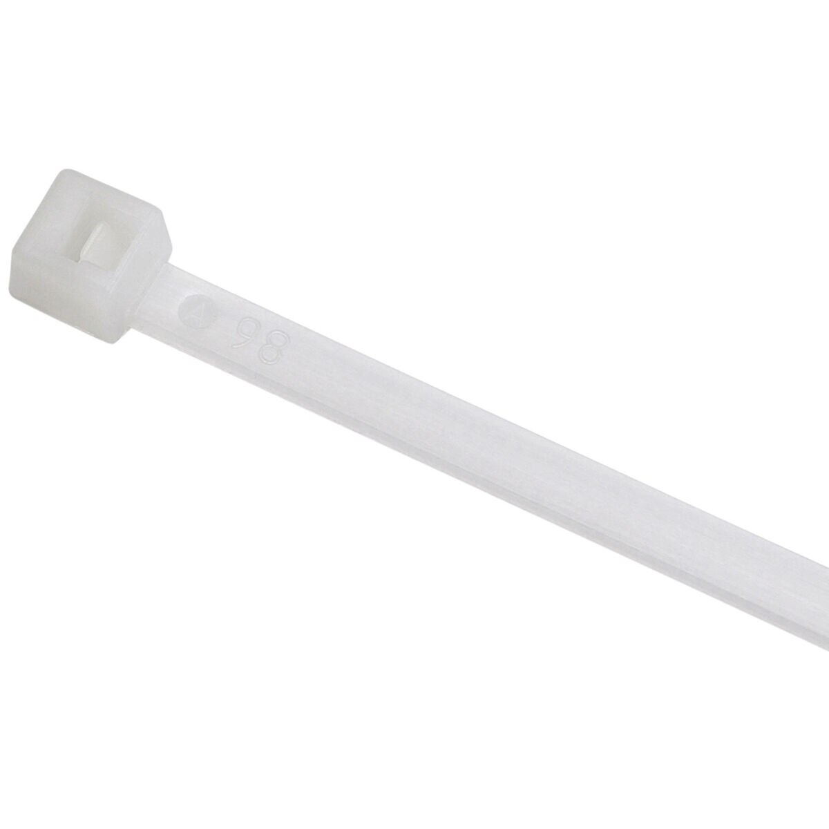 Cable Wire Zip Tie 12" 50 lb. Tensile Natural Color 100 Pcs.